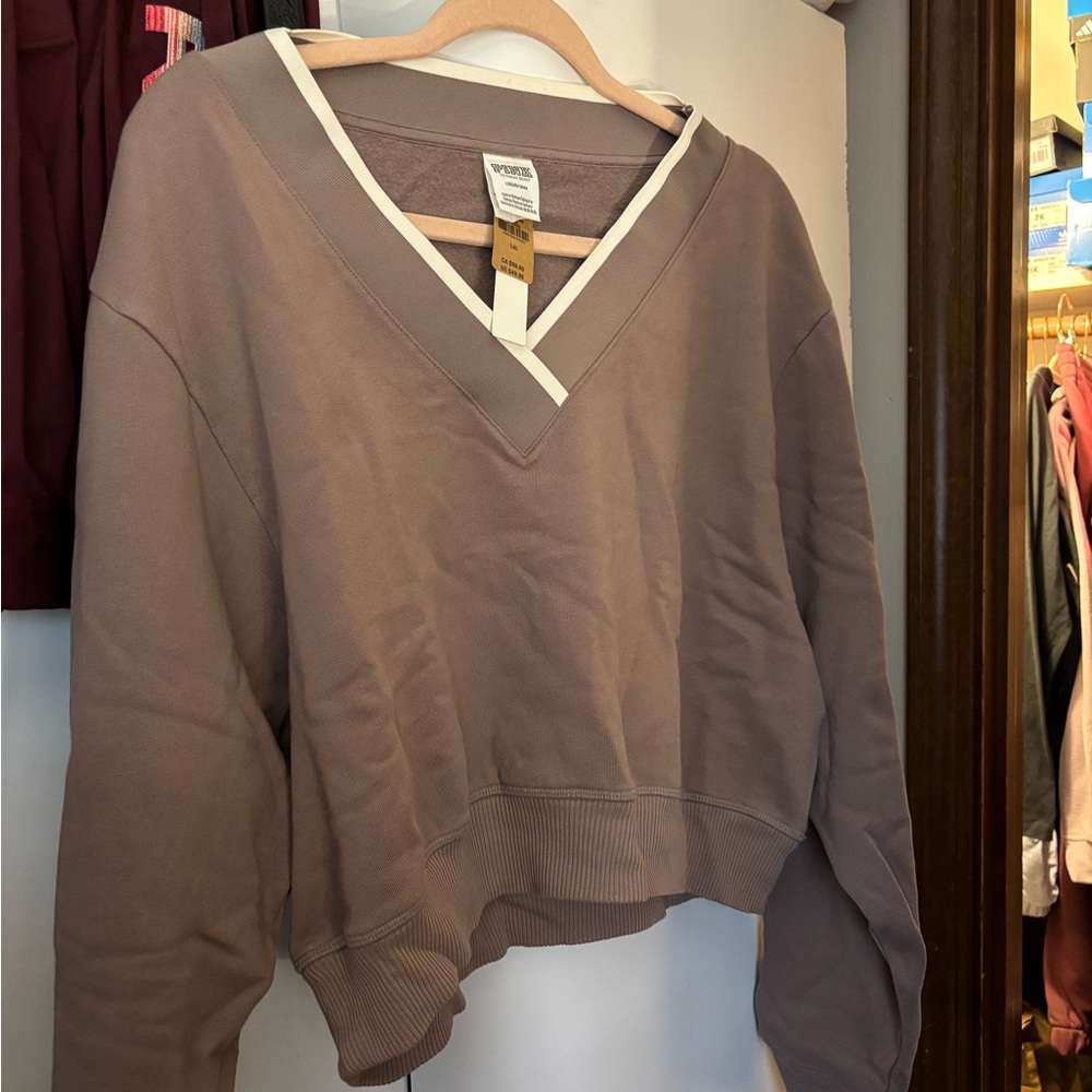Victoria secret PINK brown long sleeve